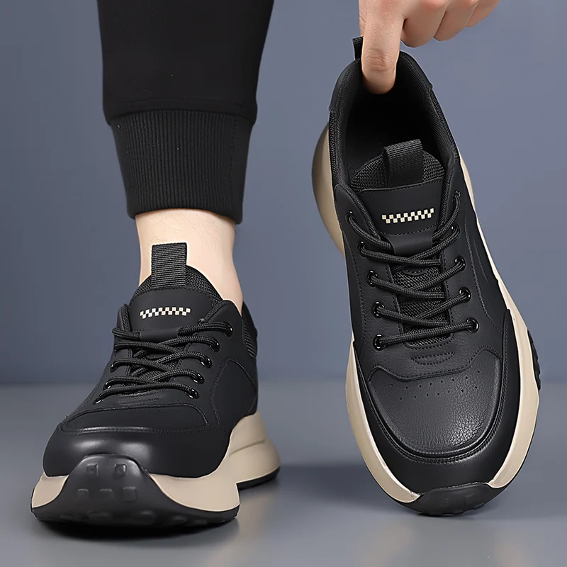 Stylish Flats Mens Brand Sneakers Handmade Male Comfortable Skate Shoe Classic Men Casual Footwear Classic Men Business Shoes