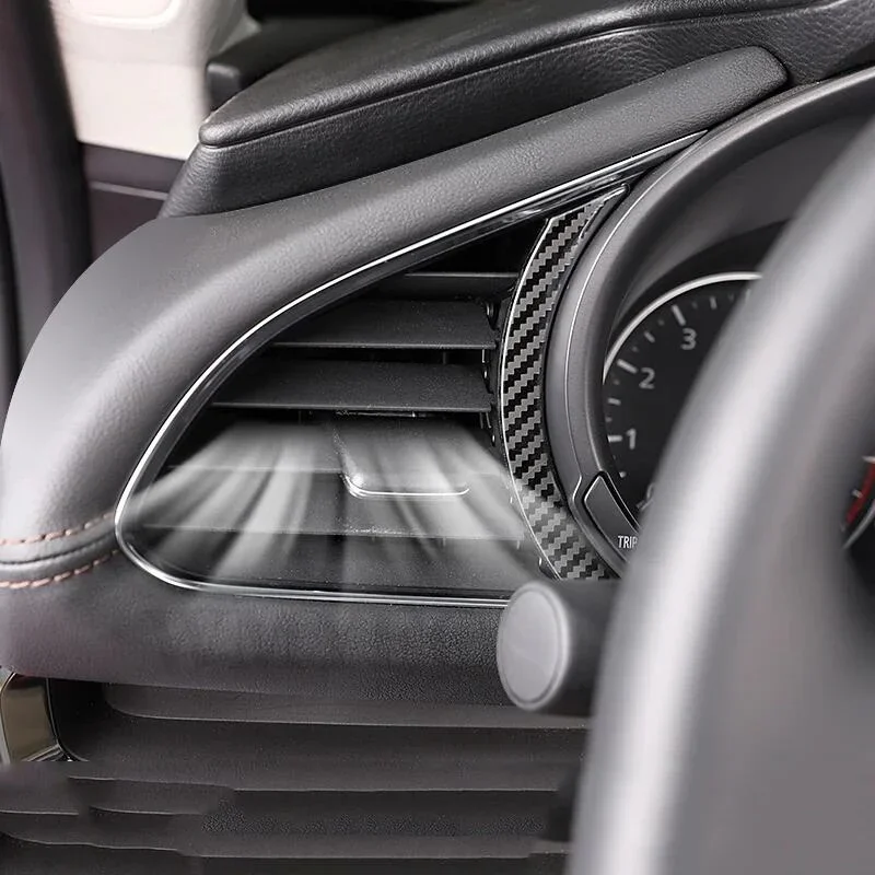 

Декоративные полоски для приборной панели автомобиля, наклейка на обшивку, аксессуары для стайлинга автомобиля, 2 шт. для Mazda 3 2019 2020 -2024