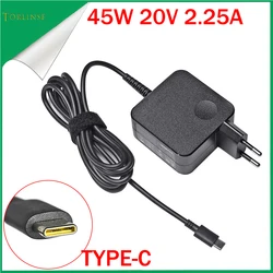 20V 2.25A 45W Type USB C Laptop AC Adapter Power Supply ​Charger For Lenovo C330 S330 C340 S340 100E T480 T480S T580 T580S E480
