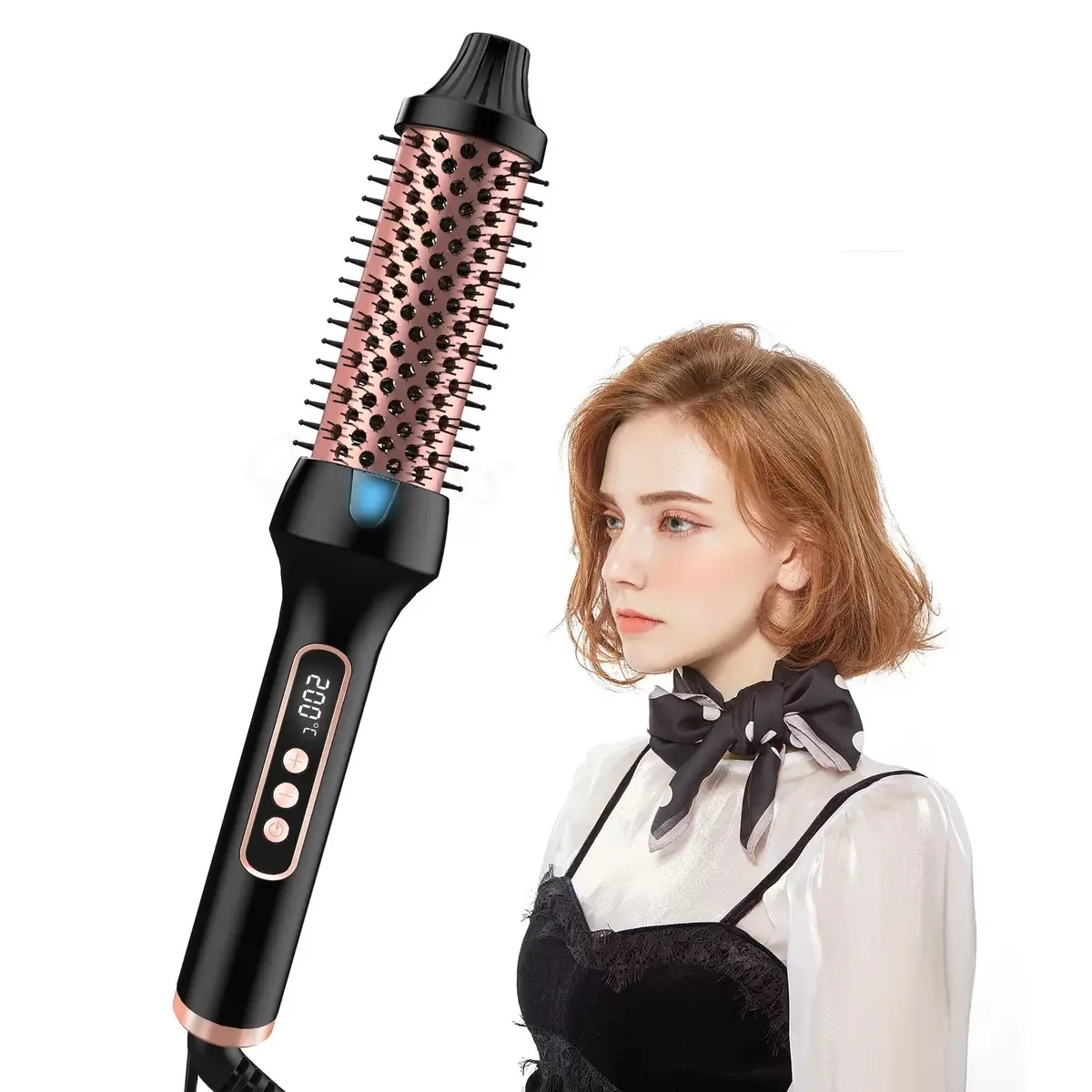 2-in-1 Hot Air Brush & Hair Dryer Brush One-Step Volumizer