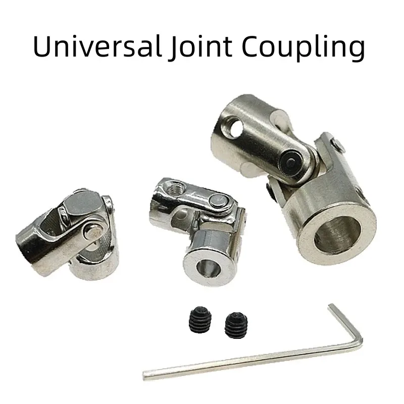 

5PCS/LOT Metal Gimbal Couplings,Steering Joint,Universal Connectors, (Optional Specifications)For Car/ship Model with Screw