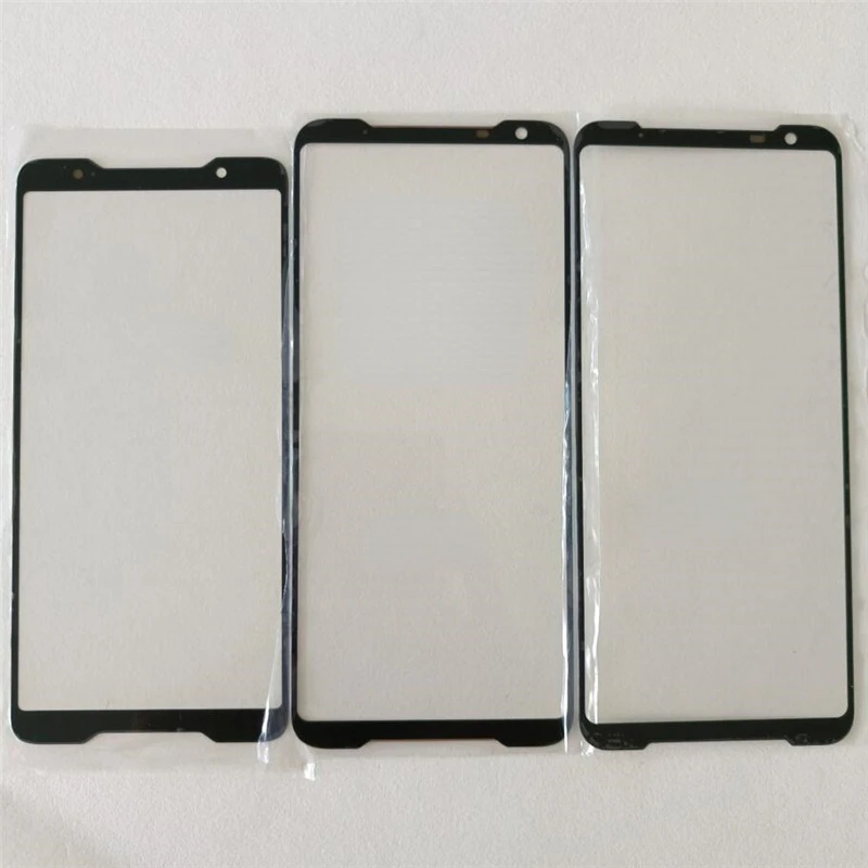 

10Pcs Front Screen For Asus ROG Phone 7 6 Pro 5 5S 3 2 1 ZS673KS ZS661KS ZS660KL ZS600KL Touch Panel LCD Display Outer Glass+OCA