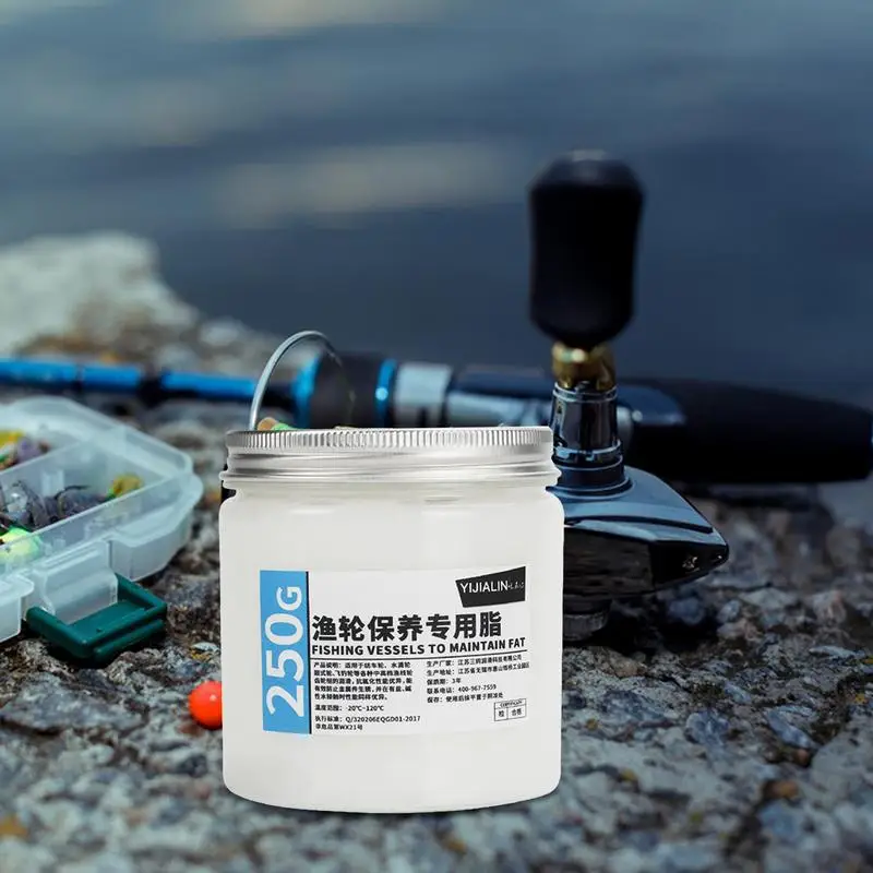 Fishing Rod Lubricant 250g Fishing Gear Maintenance Oil Rust-Proof Rotating Reel Equipment Grease Enthusiasts fishing gear lubricant
