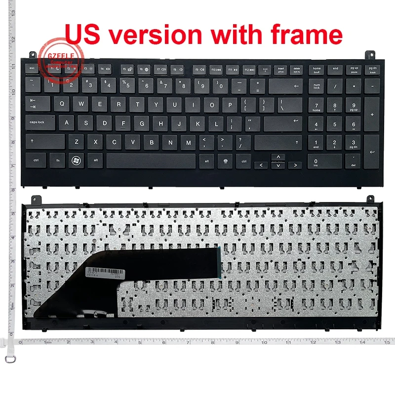 

GZEELE New English keyboard For HP probook 4520 4520S 4525S 4525 with Black Frame US Laptop Keyboard REPLACE US