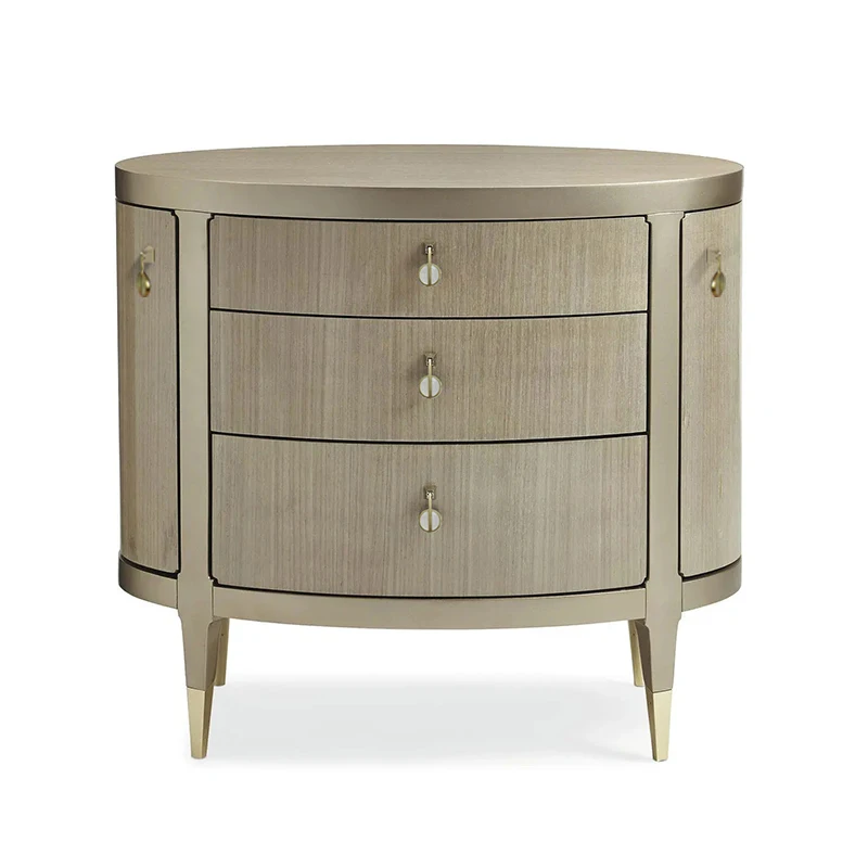 

Light luxury solid wood bedside table simple modern living room small cabinet bedside cabinet receives bedroom locker furniture