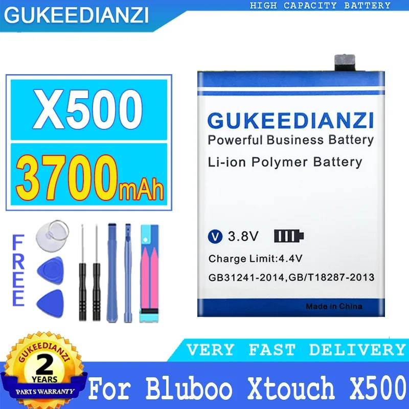 

3700mAh GUKEEDIANZI Battery For Bluboo Xtouch X500 Big Power Bateria