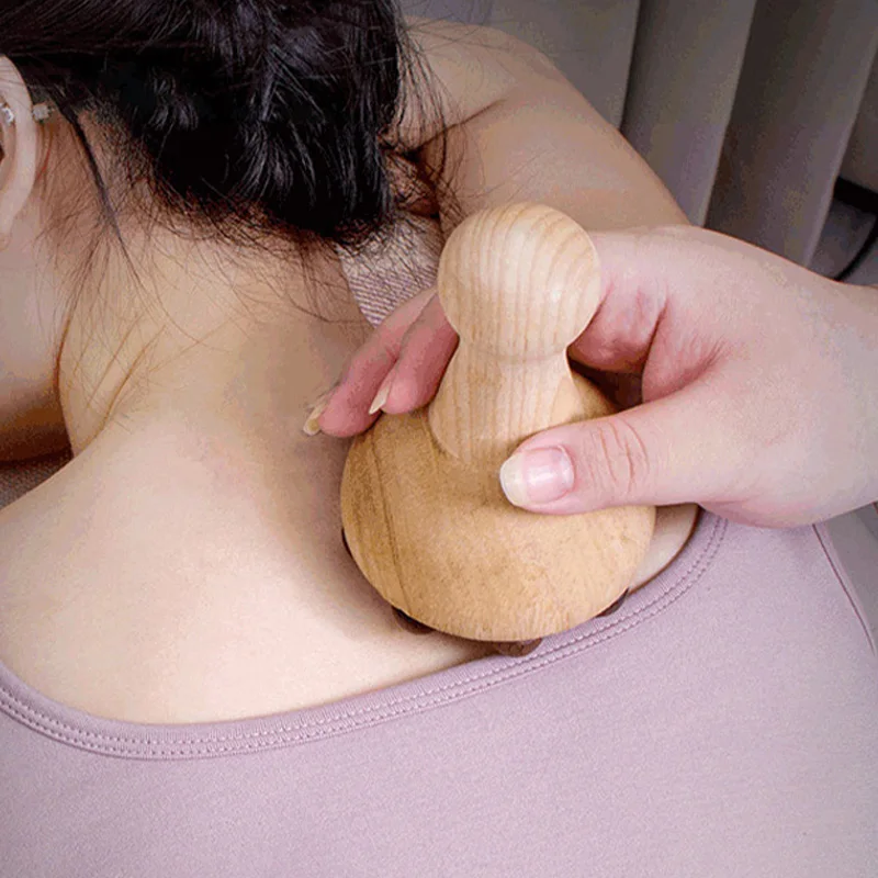 Wood Massage Brush Therapy Fascia Release Massage Tools Trigger Point Lymphatic Drainage Cellulite Gua Sha Body Sculpting Tool