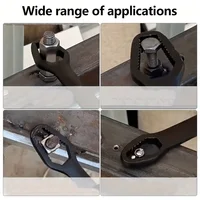 1pc  3-17mm Multifunctional Double End Box Wrench Hexagonal Solid Wrench for Tightening Various Diameter Screws and Nuts 2