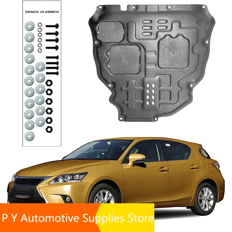 

Car Engine Splash Shield Guard Mud Fender Cover Mudguard Protector Black Accessories Shield Cover for Lexus CT200h 2014-2015