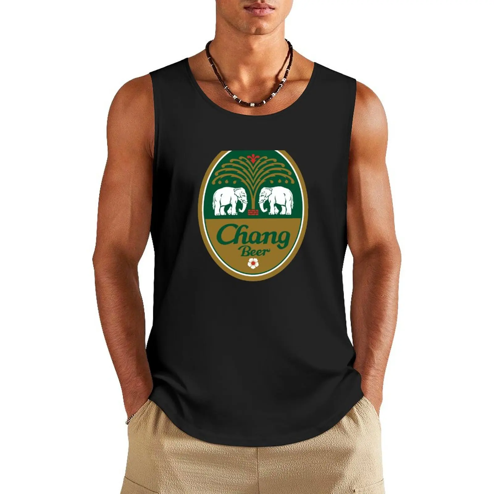 

Chang Bear Merchandise Tank Top Clothing gym clothing men
