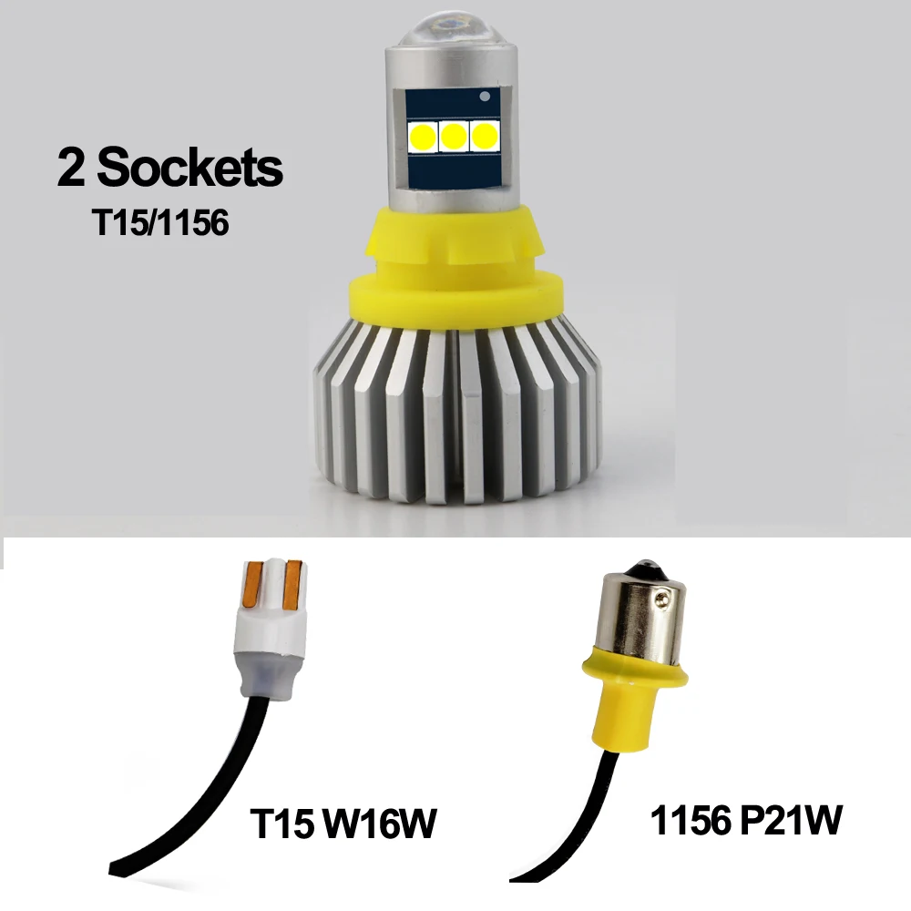 LED ݡ?? ݢ? ެ ެݡƨϬ ?ߡ? 12V 24V Canbus, BA15S P21W T15 W16W 9W 1500Lm 3030SMD, 2 ܡ?