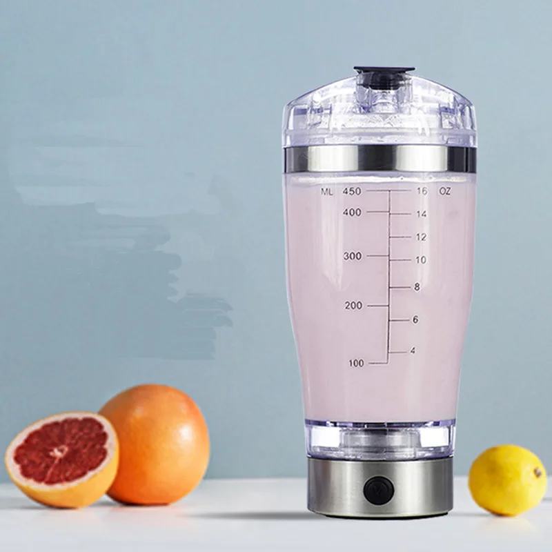 350ML Electric Protein Powder Mixing Cup Automatic Shaker Bottle Mixer  Shake Bottle Milk Coffee Blender Kettle Smart Mixer 2023 - AliExpress