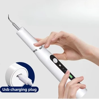 Electric Tooth Dog Ultrasound Pet Calculus Removal Scrubber Dog Cat Teeth Cleaning Pet Products Calculus Remover Stone Kit