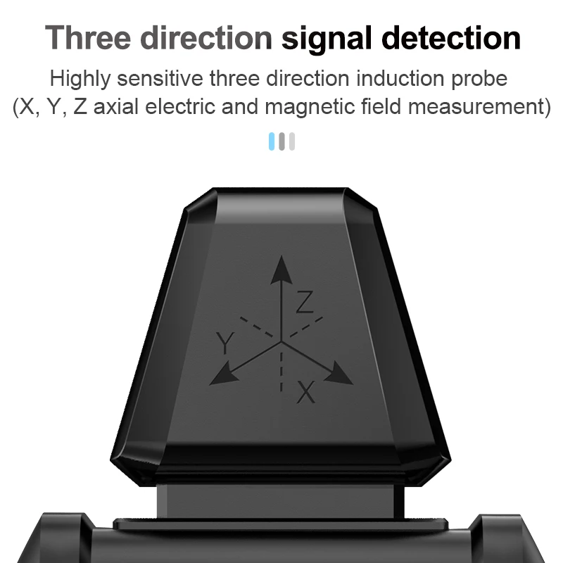 EMF01 Electromagnetic Radiation Detector Handheld Electromagnetic Field Radiation Tester Digital Measuring Instrument