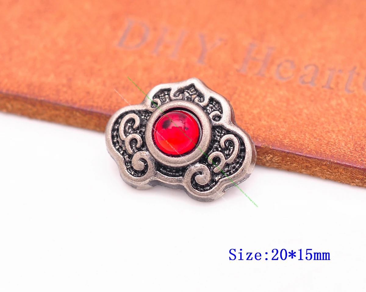 10 Stück 15*20mm Vintage Deko-Elemente für Geldbörsen, Lederarbeiten, Kragen-Accessoires, Conchos, DIY Handarbeit, Leder-Schraubverschluss für Geldbörsen – Detail 17