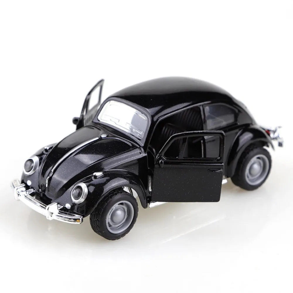 Exquisite Retro Beetle Alloy Car Toy for Decoration and Display