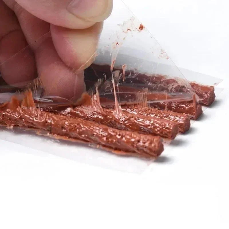 Tire Puncture Repair Kits Car Tire Repair Tool with Rubber Strips Tubeless Flat Tools for Car Trucks Motors Bike