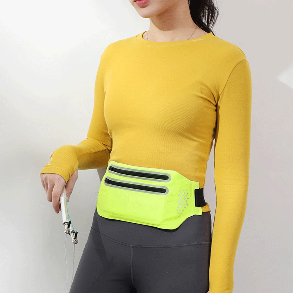Sport Waterproof Waist Bags Traveling Running Exercise Waist Pack with Adjustable Belt, Unisex Outdoor Travel Running Rave Party