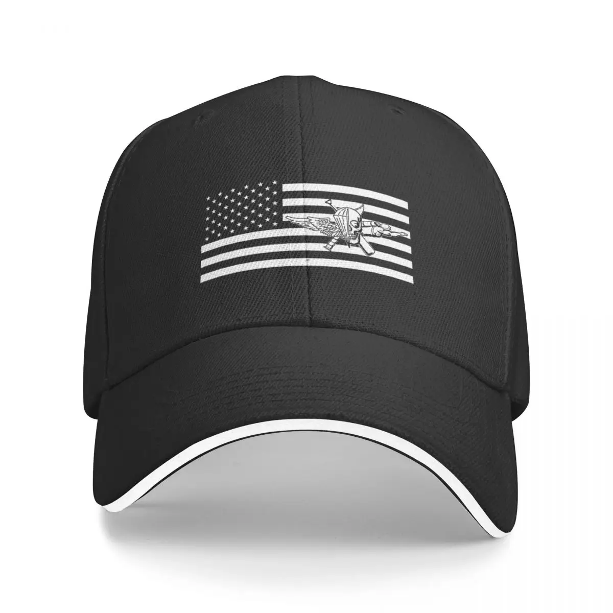 

Recon Jack Flag Black and White Baseball Cap cute Golf Wear Women Hats Men's