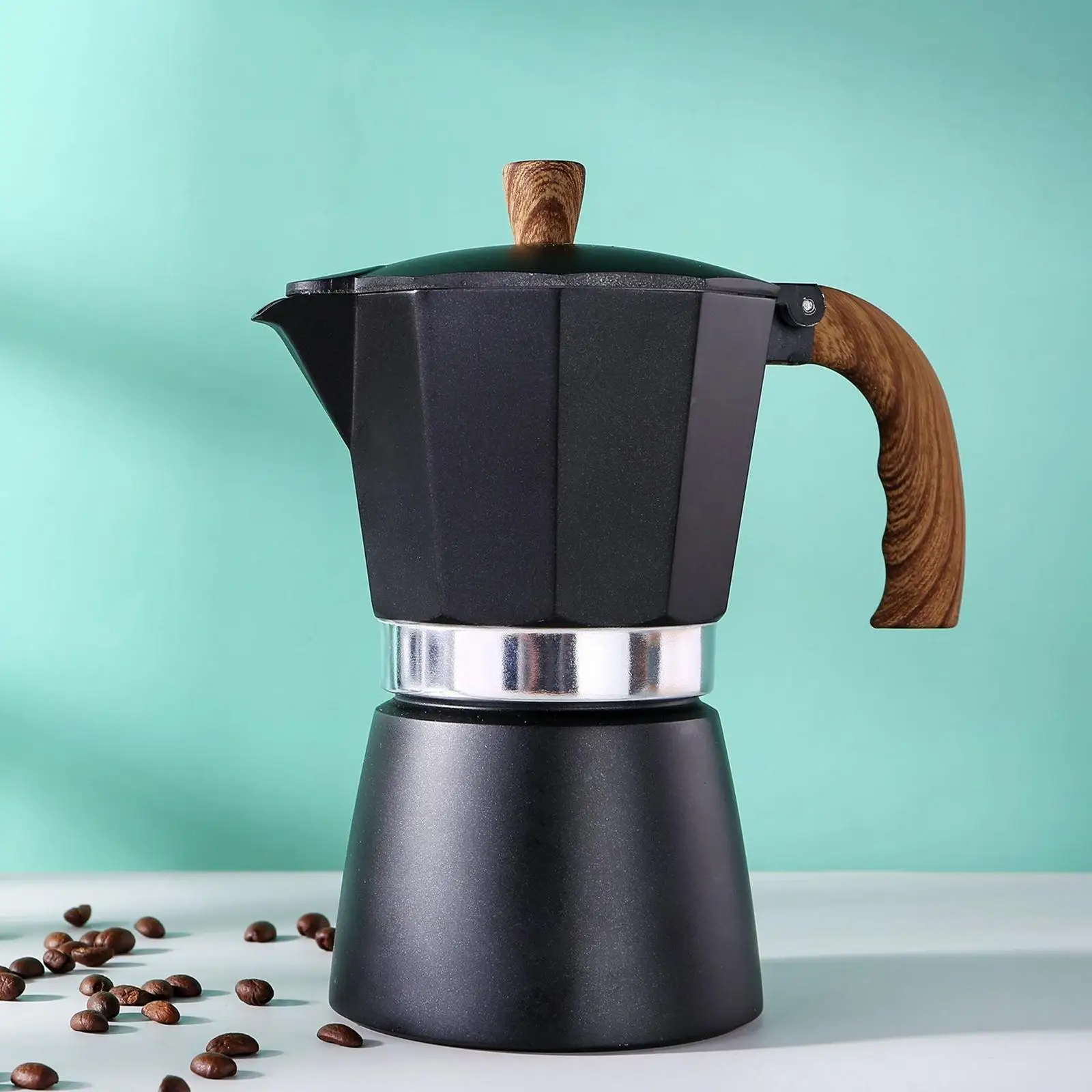 Herd Espresso Maker Moka Kaffee Topf für Gas oder Elektrische Keramik Herd