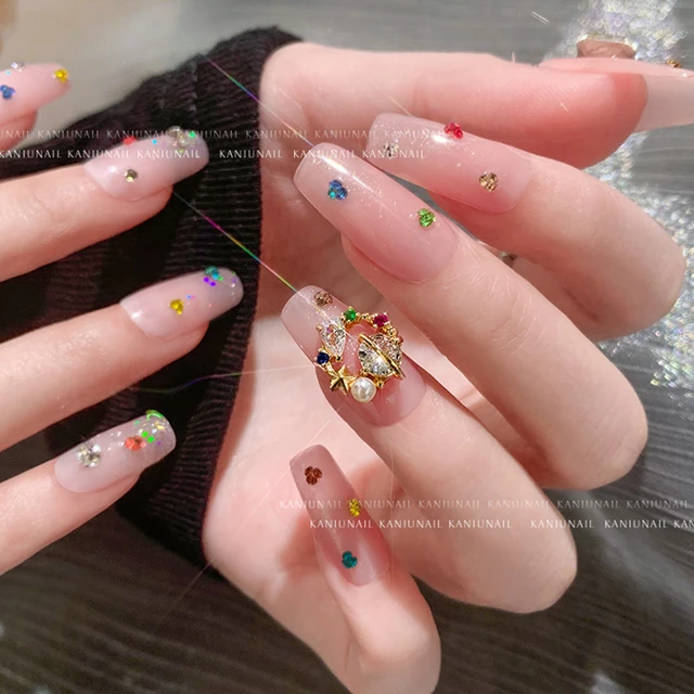 Cute Glisten Mini Mix Color Flat Crystal Glass Nail Art Rhinestones  Diamonds For Manicure Ornament Accessories