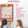 ABC Learning for Toddlers Learning Toys En/Spanish Electronic Interactive Wall Chart with Musical Alphabet Educational Gifts 4