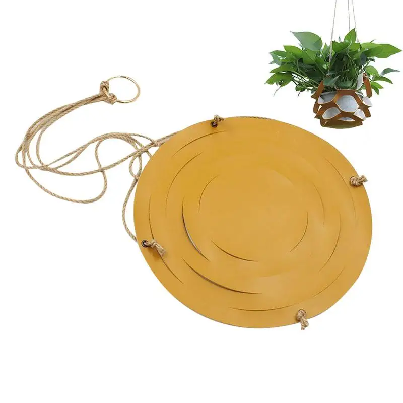 

Подвеска для растений из макраме кожаная корзина для макраме для плантатора переносной для растений держатель горшка для макраме настенная художественная потолочная плантация для