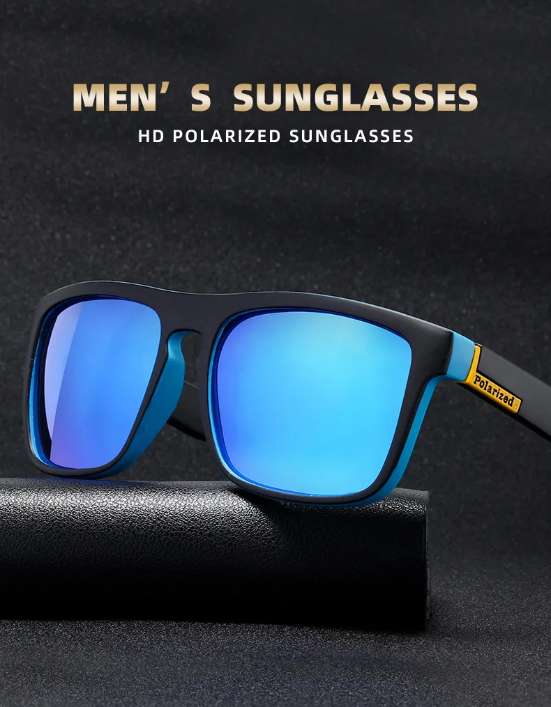 Polarized Sports Glasses Polarized Glasses Pixel Sunglasses Outdoor Cycling Sunglasses Men's Polarized Retro Sports 1PCS