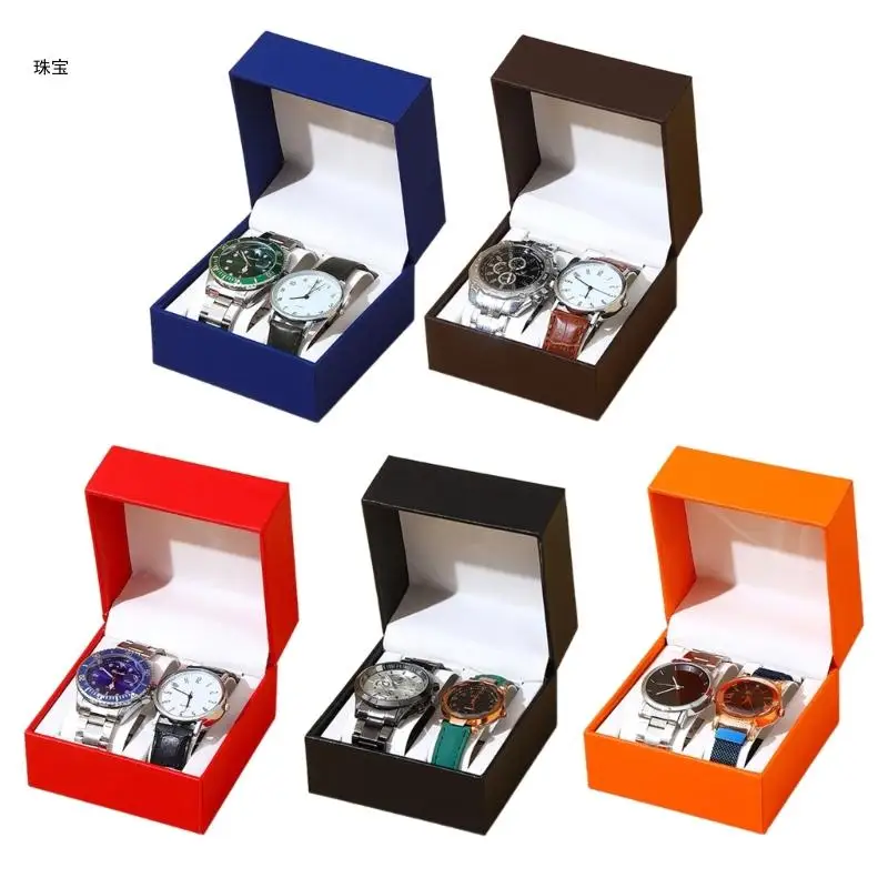 

X5QE Watch Plastic Material Watch Case Perfect for Storaging and Displaying