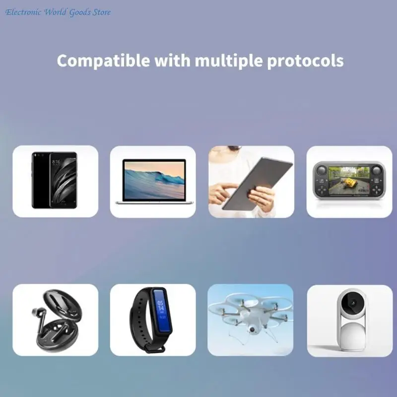 A3PD 100W USB C 노트북 태블릿 용 충전 어댑터 패드 폰 USB C 장치 충전기는 180cm 케이블과 함께 제공됩니다.