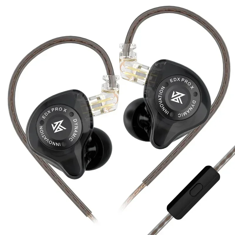 KZ EDX PRO X High-Fidelity Bass Earbuds with Noise Cancelling and 2-PIN Cable