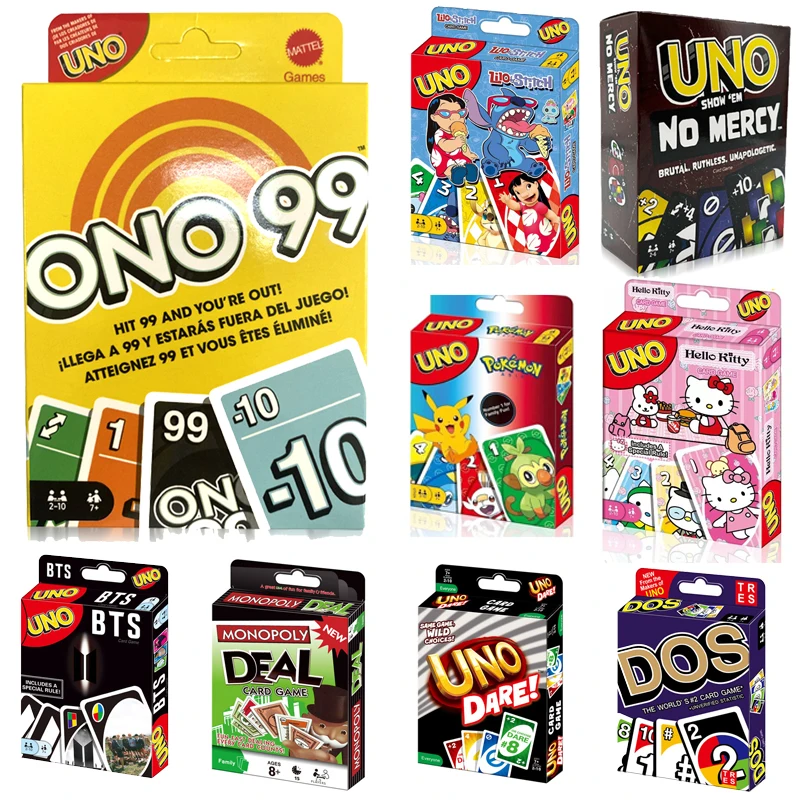 

Uno Games ONO 99 Card Game for Kids & Families, 2 to 6 Players, Adding Numbers, For Ages 7 Years & Older