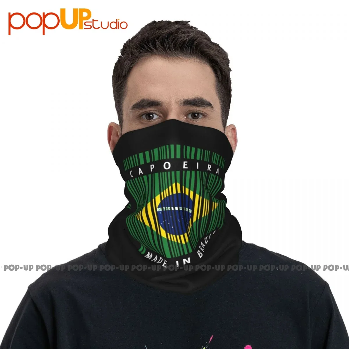 Capoeira Made In Brazil Neck Gaiter Bandana Scarf Face Mask