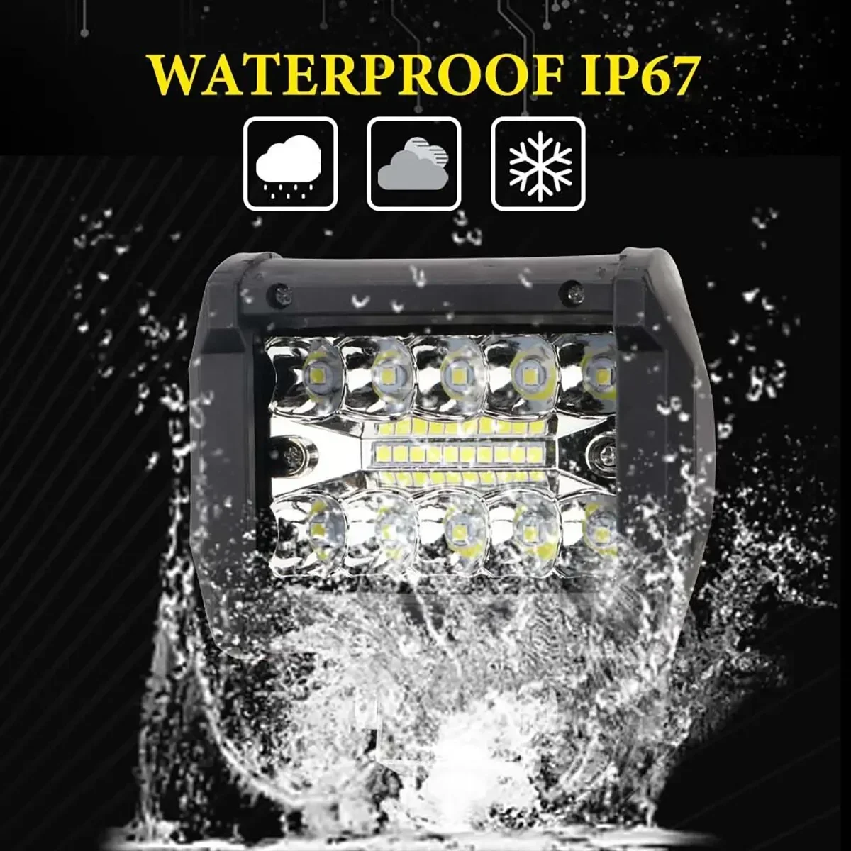 NEW 12V Offroad Spot Flood Combo Work Light LED Light Bar Superbright 6000K for Car SUV 4x4 Boat ATV Barra LED Headlights