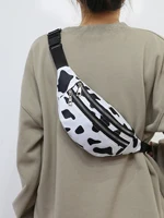 Cow Pattern Waist Bag Printing Fashion Ladies Messenger Bag Sports Chest Bag CrossBody Pocket Belt Bum Fanny Pack Pouch 2
