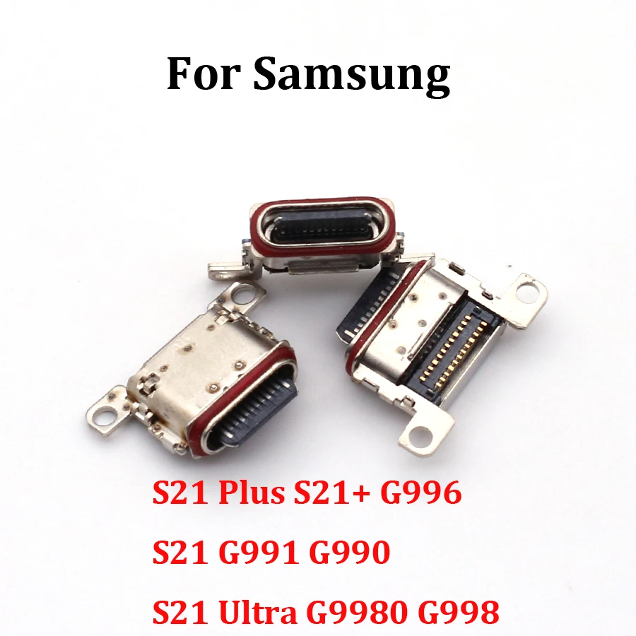 

10 шт., USB-разъём для зарядного устройства Samsung Galaxy S21 Ultra S21 + G996 U B G9980 G991 G998 G9910