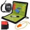 Soccer Tactical Board 11-person System Football Clipboard Foldable Magnetic for Coach Training