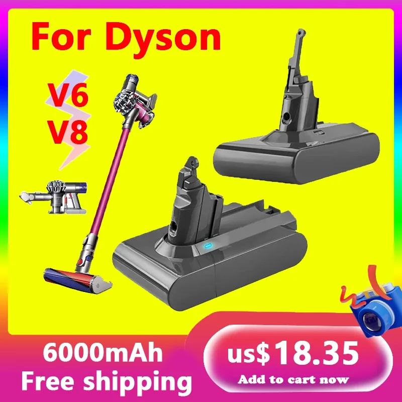 OriginalDysonv6batteryDysonv8batterySuitableforDC58DC59DC61