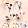 Cute Ring Cat Ear Finger Ring Open Design Fashion Ring Jewelry For Women Young Girl Child Gift Adjustable Ring Jewelry Wholesale 4