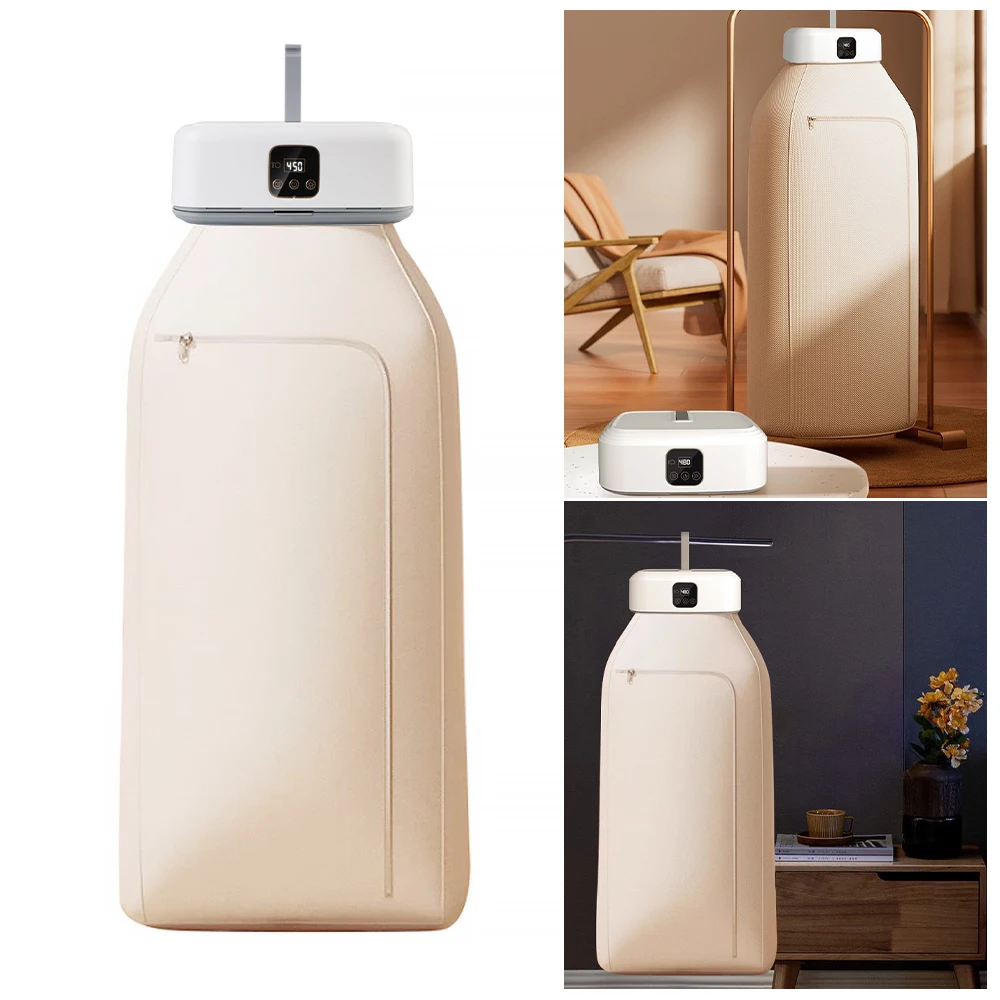 Multifunctional Dryer Machine ​Portable Warm Laundry Dryer Min Travel Folded Electric Clothes Remote Control