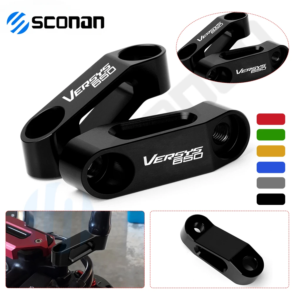 

For Kawasaki NINJA 400 650 650R NINJA400 NINJA650 NINJA650R Versys Versys650 Mirror Riser Extenders Spacers Extension Adapters