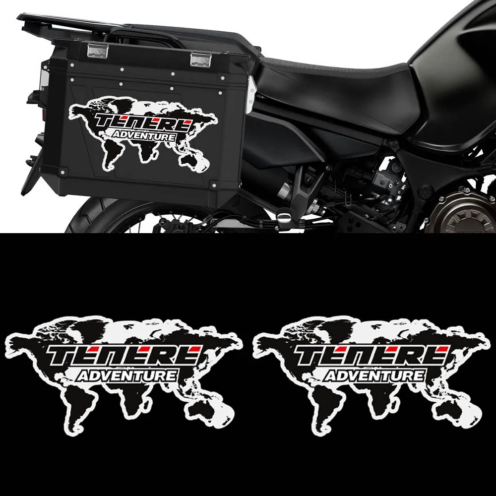 For YAMAHA TENERE 700 1200 XT 1200XT SUPER Luggage Trunk Cases Tank Pad Protection StickersFairing Fender ADV 2018 2019 2020