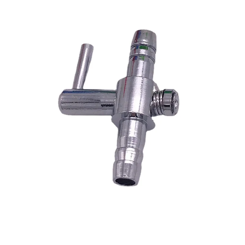 10pcs 4mm Stainless Steel Aquarium Tank Air Pump Air Flow Tube Pipe Line Control Valve Air Pump Accessories Wholesale 3