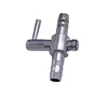 10pcs 4mm Stainless Steel Aquarium Tank Air Pump Air Flow Tube Pipe Line Control Valve Air Pump Accessories Wholesale 3