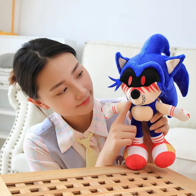 New Cartoon Plush Doll Sonic The Hedgehog Exe Game Spirit Game