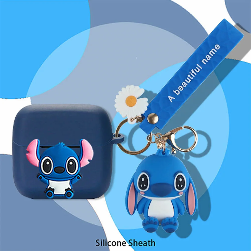 Estojos de Ouvido de Silicone para Skullcandy Mod Capa Protetora com Adorável Chaveiro Bonito Cartoon Anime Toy Story Alienígena Silicone Macio - Image 3