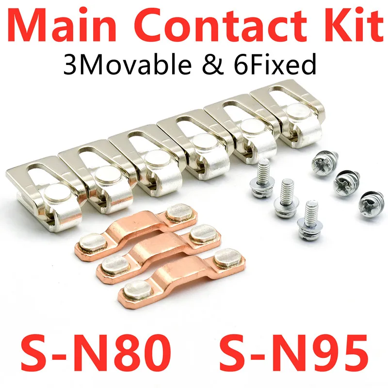 Kit Contatto Principale Per S-N80 S-N95 Kit Di Ricambio Contattore Contatti Mobili E Fissi Contattore Pezzi Di Ricambio Bh769N301 Bh769N301
