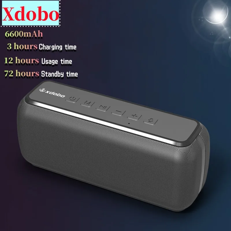 

XDOBOX8 60W High-power Subwoofer Fever HIFI Portable Bluetooth Speaker IPX5 Waterproof TF TWS AUX Hands-free Call Computer Audio