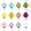 3pcs Silicone Pacifier Clip Tree leaf BPA Free DIY Baby Teething Teether Necklace Bead Molar Accessories Dummy Holder Clip 6