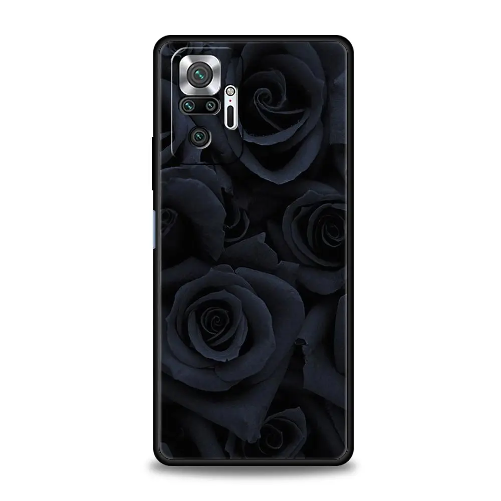Gothic Style Black Lip Soft TPU Phone Case